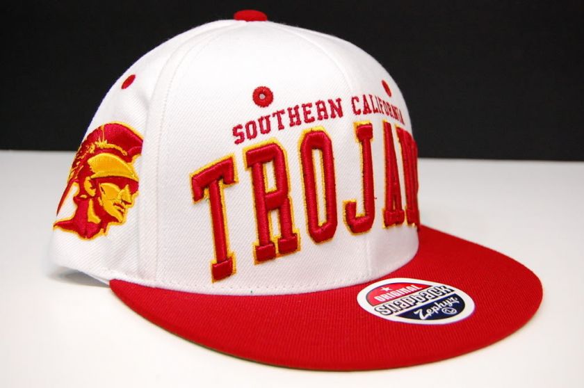 USC Trojans Snapback Cap zephyrs NCAA mens White  