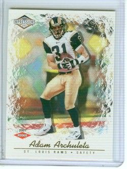 Adam Archuleta 2001 Pacific Impressions RC #055/280  