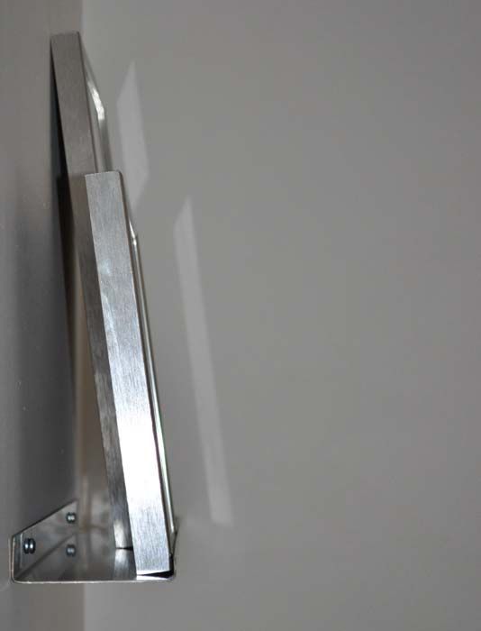 Xtra Deep 6 Stainless Steel Picture Ledge/Wall Display  