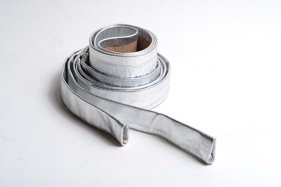 Silver Wrap Around Belt Length 85”  