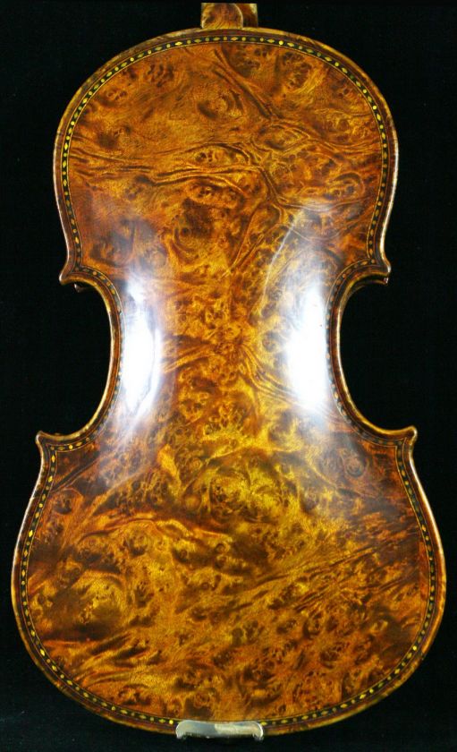 CONCERT BIRD EYES VIOLA #0966 DEEP Tone 14.9 MOTHER OF PEARL INLAID 