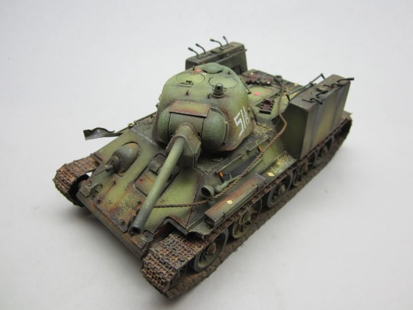   35 RUSSIAN WWII OT 34 RUSSIAN BREAKTHROUGH FLAMETHROWER TANK  