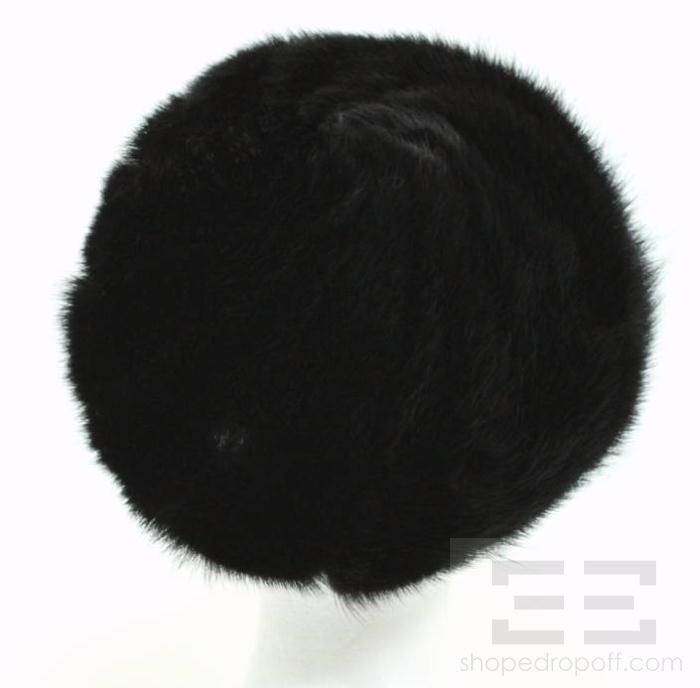 Marzi Dark Brown Mink Fur Cap Hat  