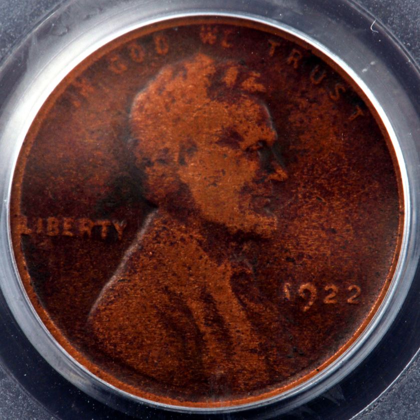 1922 No D Lincoln Wheat Cent PCGS Genuine   Strong Reverse (Die 2 