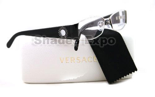 NEW VERSACE EYEGLASSES VE 1143B BLACK OPTICAL RX 1000  