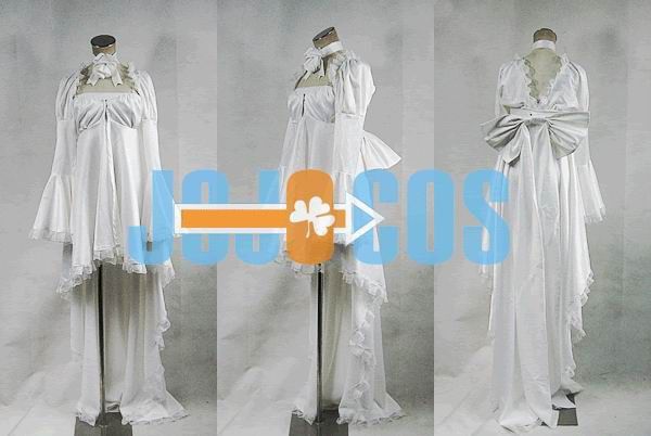 Vampire Knight◆Yuki Kuran yuki cross White Gown Cosplay costume 