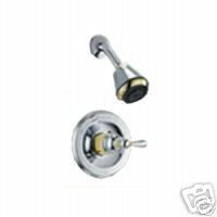 Delta 1424 CBLHPTP Chrome & Brass Shower Faucet Trim  