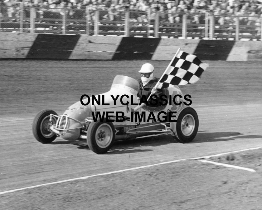 50s BILL VUKOVICH MIDGET AUTO RACING PHOTO  GARDENA CA  