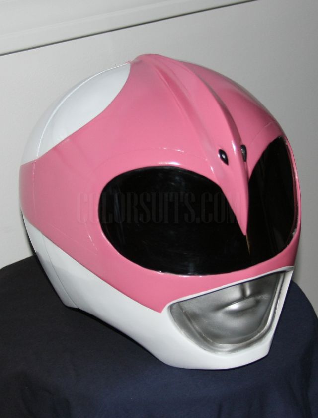 MIGHTY MORPHIN POWER RANGERS PINK POWER RANGER HELMET COSTUME  