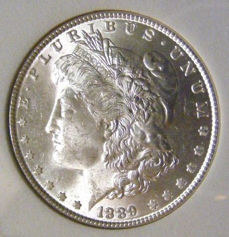 1889 P MORGAN SILVER DOLLAR BU GEM UNCIRCULATED 6705218  