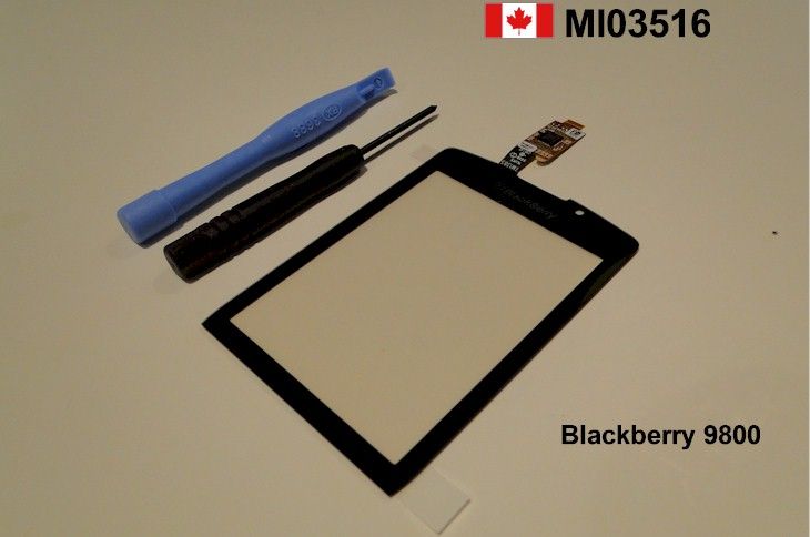Blackberry Torch 9800 Touch Screen Digitizer Glass with FREE TOOL 