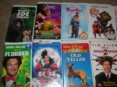 LOT OF 10 DISNEY VHS MOVIES  