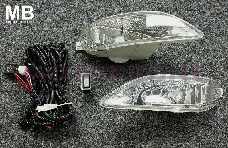 Toyota Camry 02 04 Corolla 05 08 Solara 03 Fog Light Clear OEM Style 