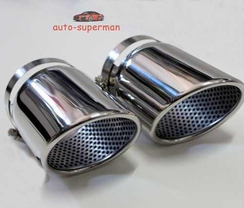 CHROME EXHAUST MUFFLER TIP For audi Q5 2010 2011  