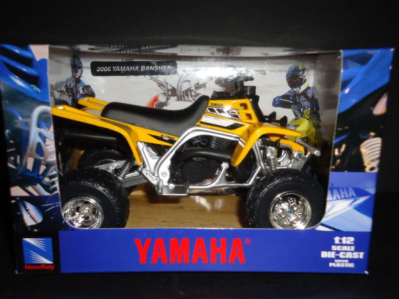 NewRay Yamaha Banshee ATV 2006 Yellow 1/12  