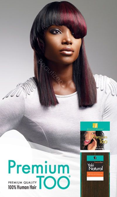   Human Hair Premium Too Yaki Natural Straight Weave Extension  