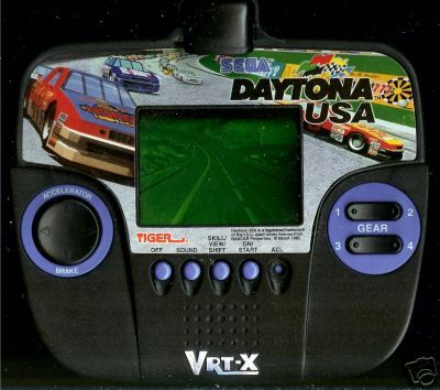 TIGER SEGA DAYTONA USA VRT X HANDHELD LCD VIDEO GAME  