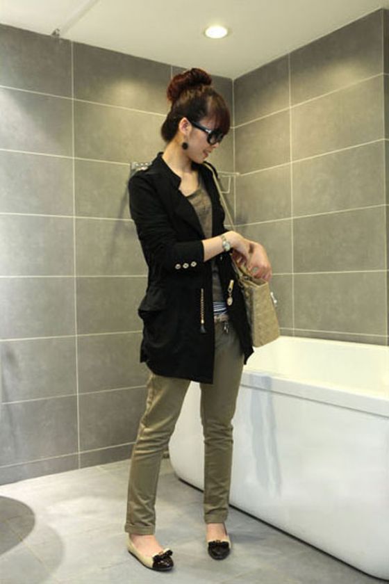 2011 FALL NEW WOMEN MILITARY FITTING TRENCH COAT ( WITH TASSEL BELT 