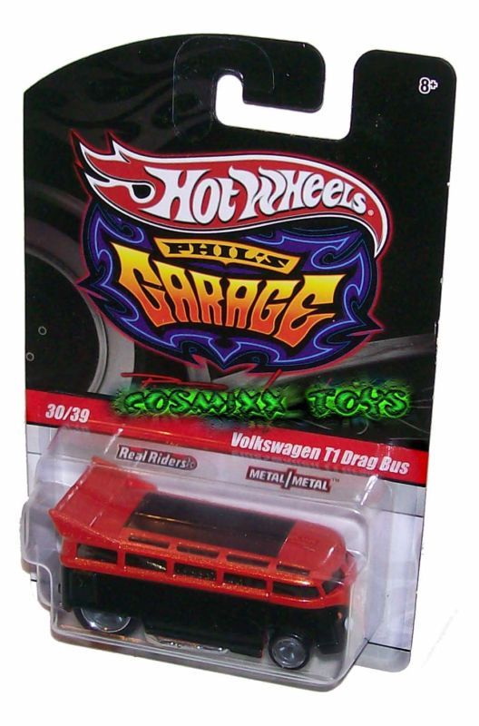 HOT WHEELS PHILS GARAGE VOLKSWAGEN T1 DRAG BUS ORANGE  