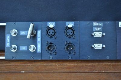   Atlantic Mogami Custom AV Rack XLR AES/EBU BNC Patch Bay Panel  
