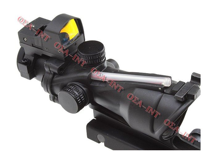 ACOG TA31 Style 4x32 .223 BDC Scope w/ Reflex Red Dot Sight TA31 ECOS 