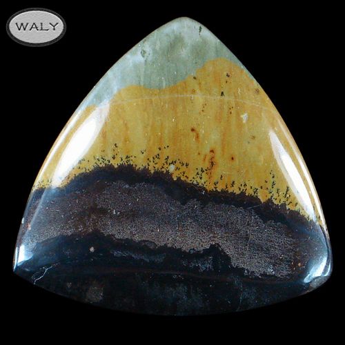 Chinese Painting Jasper Cabochon CAB Y301102  