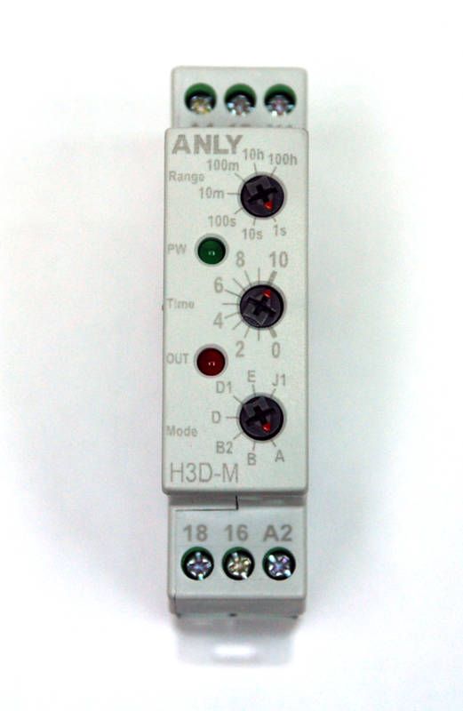 10 Industrial Timer H3D M AC/DC 12~240Vin 1S~100Hr ANLY  