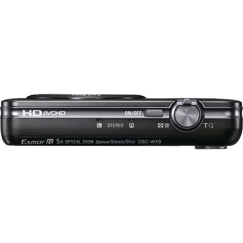 Sony Cyber shot DSC WX9 Digital Camera (Black) 027242808652  