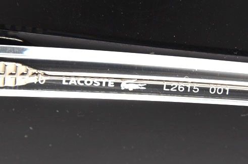 LACOSTE L 2615 BLACK/CRYSTAL 001 51 L2615 Rx GLASSES  