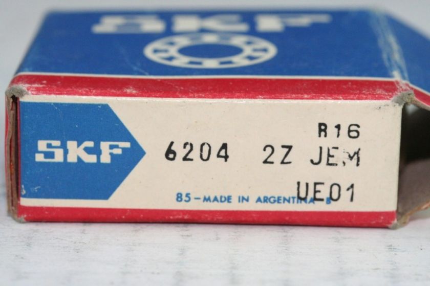 SKF Industrial Bearing 6204 2Z/C3 QE6 HT51 NOS  