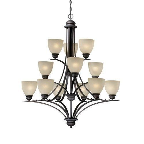 FOYER VAXCEL LIGHTING FIXTURES LIGHT LARGE BURNISHED BRONZE AVALONE AL 