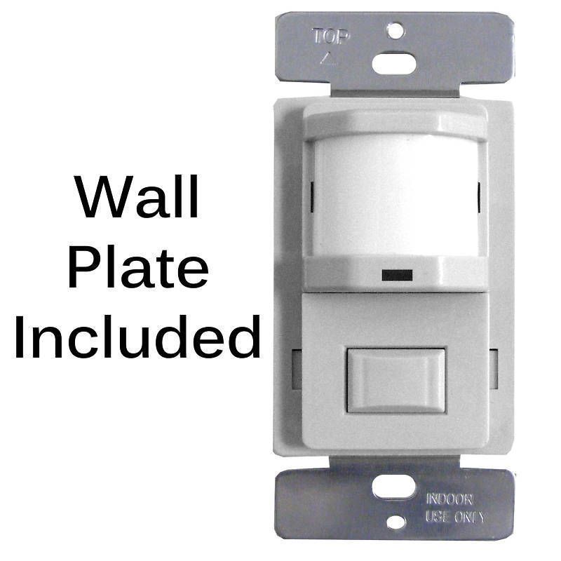 Enerlites PIR Occupancy Motion Sensor Switch WOSS15 W Motion Detector 