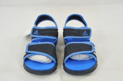   AKWAH 7 K U43947 NEW NAVY RUN WHITE BLUE (#3166) 9K KIDS SANDAL  