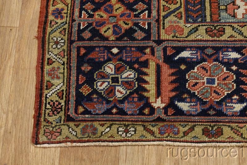   Antique 8x11 Rust Heriz Serapi Persian Oriental Area Rug Wool  