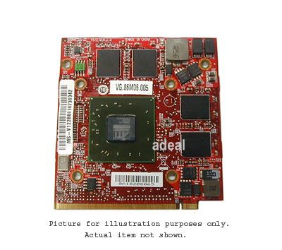 GATEWAY MD7826U ATI RADEON HD3650 512MB MXM VIDEO CARD  