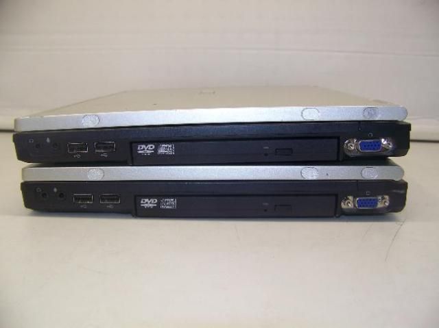 LOT of 2) TOSHIBA TECRA M2 LAPTOP 1.5GHz/ 512MB/ 40GB  