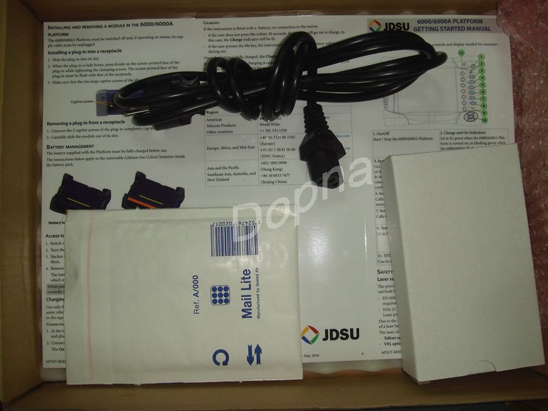 JDSU MTS 6000 OTDR Withe E8126MR Module New Full KIT*1 Year Warranty 