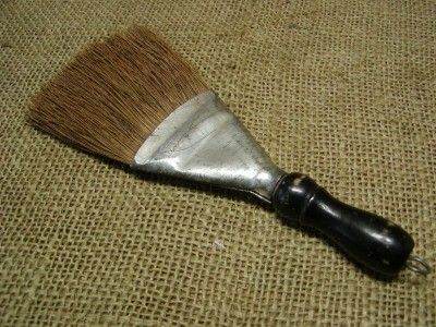 Vintage Wisk Broom Wood & Straw Early 1900s RARE Anchor  