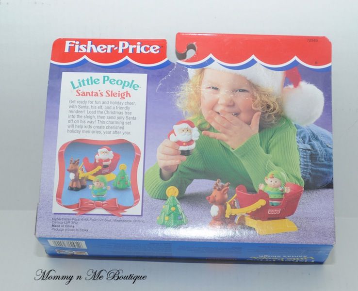 Fisher Price Little People Santas Sleigh 1997 New  