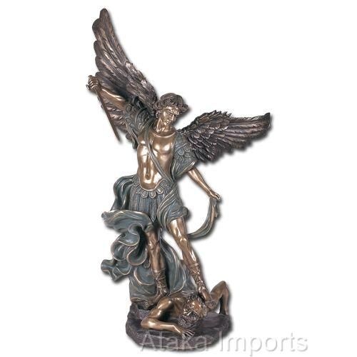 4FT ST. MICHAEL ARCHANGEL CHRISTIANITY STATUE/SCULPTURE  