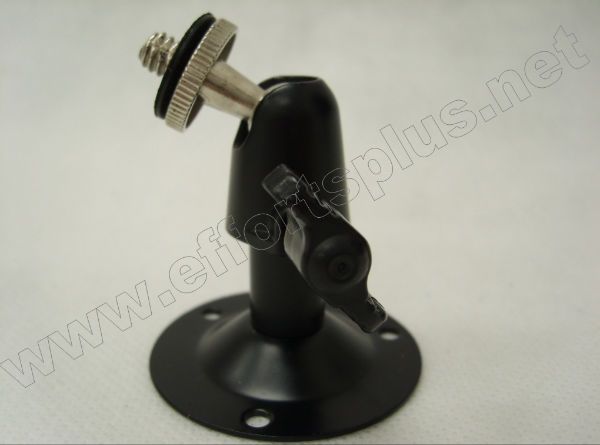 Indoor CCTV Camera Small Bracket Stand Black Metal Wall Ceiling Mount 