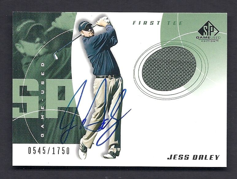 Jess Daley 2002 SP Game Used First Tee Auto JSY #/1750  