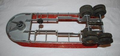 50s Smith Miller Smitty Toys Pressed Steel Truck Fruehauf Trailer 