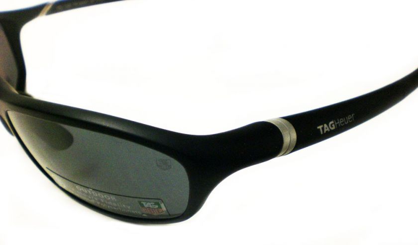 TAG HEUER TH 6001 101 SUNGLASSES BLACK PLASTIC 6001 101  