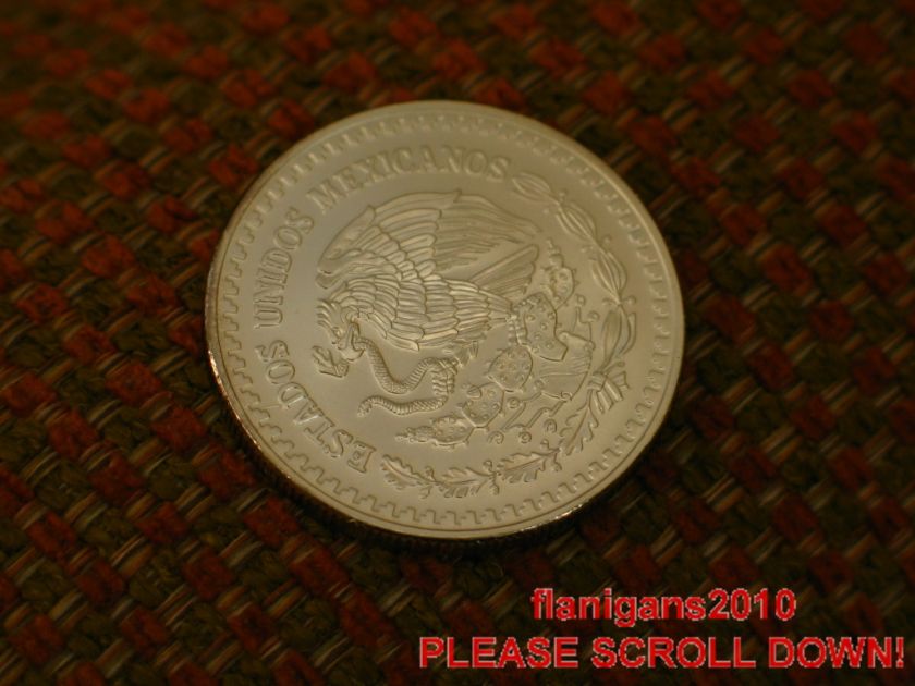 uncirculated coin 1995 MEXICAN LIBERTAD 1 OUNCE SILVER  