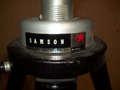 Samson Quick Set Tripod 7301 & Fluid Head 7201 with Floor Dolly Wheels 