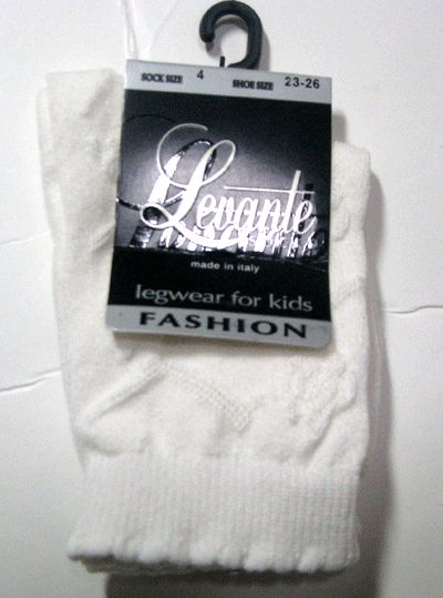 Toddler Girls Dress Socks Short Summer Socks Ivory  