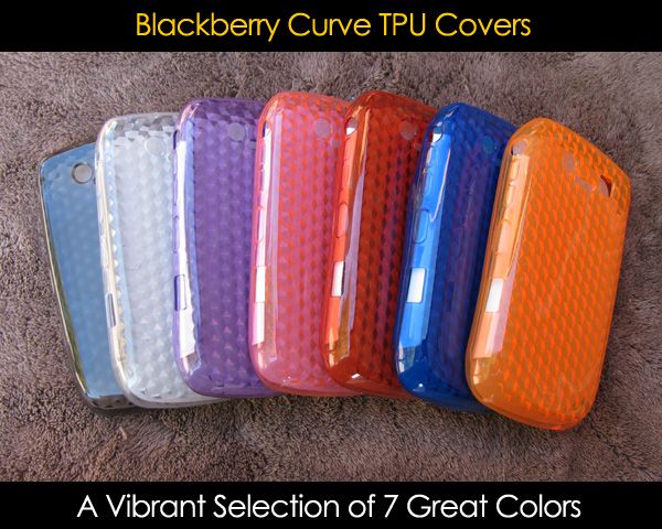 pc TPU Silicone Case for BlackBerry Curve 8900 9300  