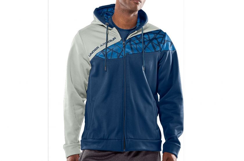 Under Armour Mens Armour Fleece Entropy Asym Full Zip Hoody  