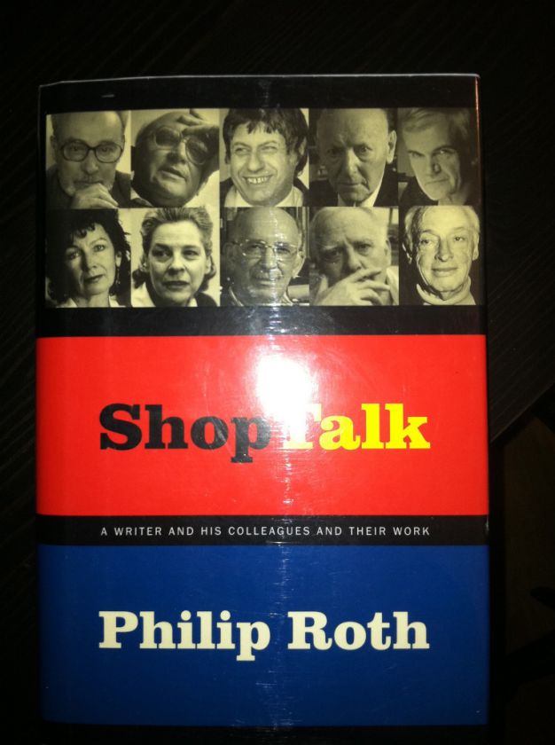 Shop Talk by Philip Roth SIGNED 1st Edition 9780618153145  